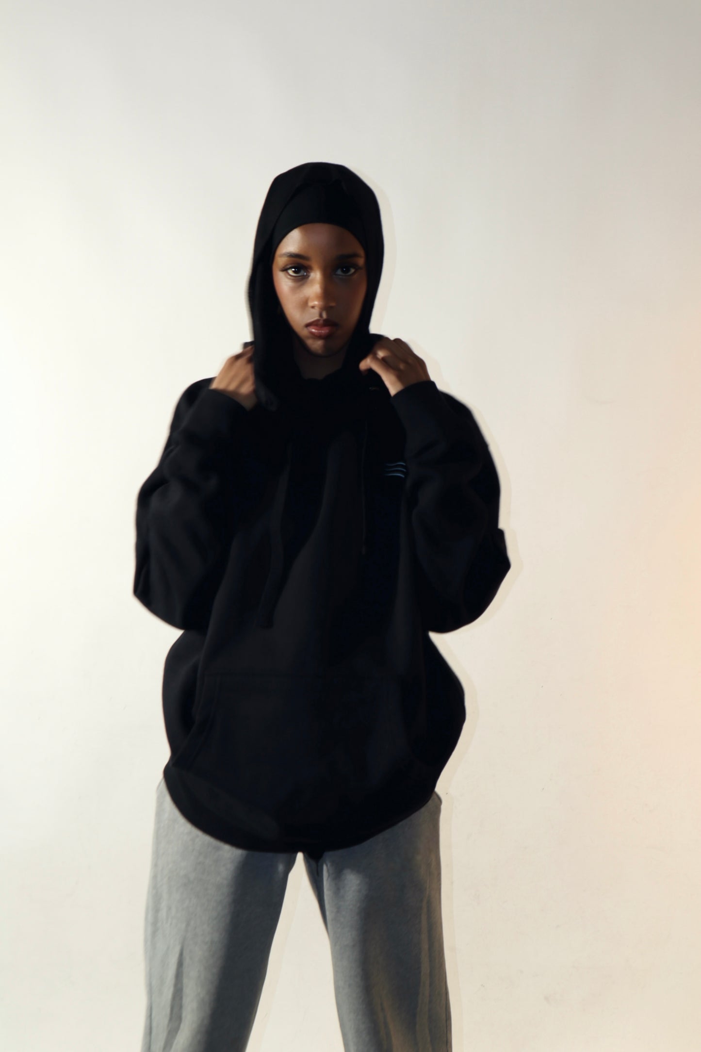 Black - 'Own Lane, Own Pace' Unisex Hoodie