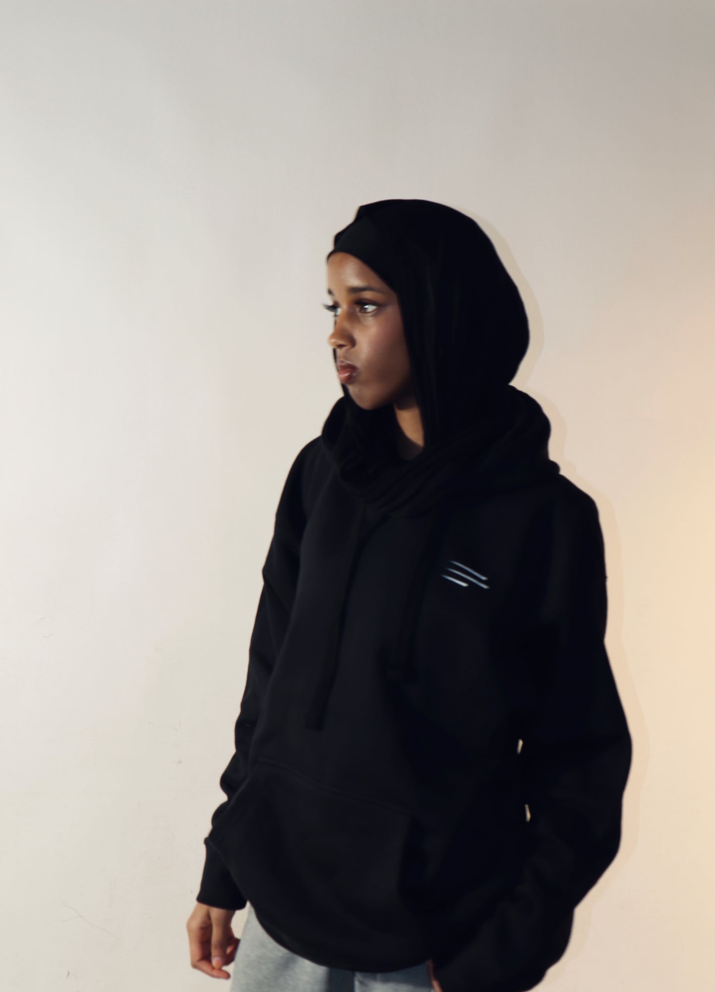 Black - 'Own Lane, Own Pace' Unisex Hoodie